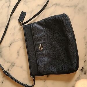 Coach Pebble Leather File Bag